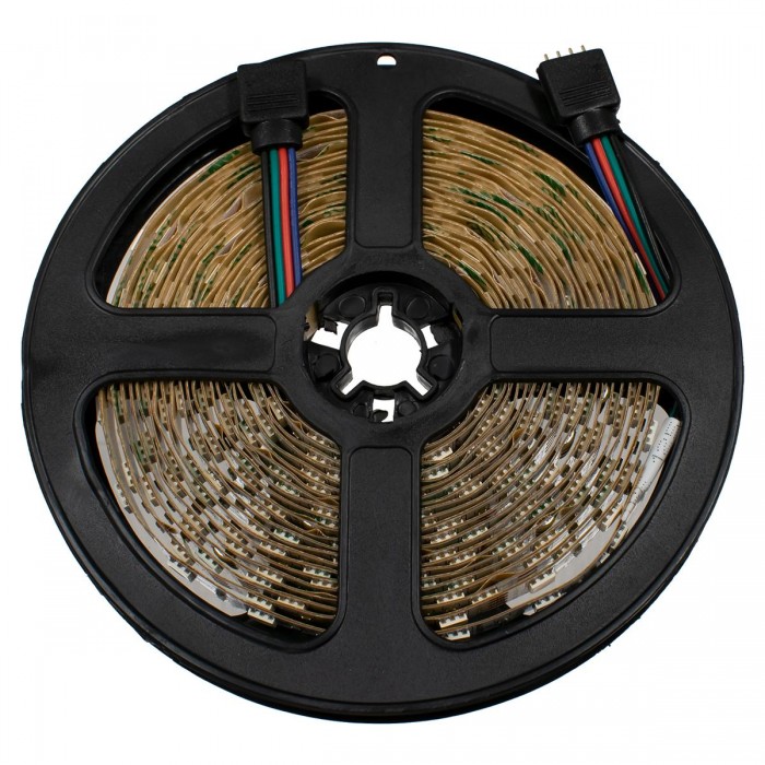 GloboStar® 70029 Ταινία LED SMD 5050 5m 14.4W/m 60LED/m 1454 lm/m 120° DC 12V IP20 RGB - 5 Χρόνια Εγγύηση GloboStar® 70029 Ταινία LED SMD 5050 5m 14.4W/m 60LED/m 1454 lm/m 120° DC 12V IP20 RGB - 5 Χρόνια Εγγύηση