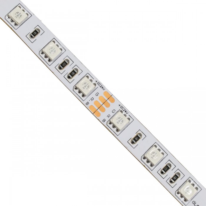 GloboStar® 70229 Ταινία LED SMD 5050 5m 14.4W/m 60LED/m 800lm/m 120° DC 24V IP20 RGB GloboStar® 70229 Ταινία LED SMD 5050 5m 14.4W/m 60LED/m 800lm/m 120° DC 24V IP20 RGB
