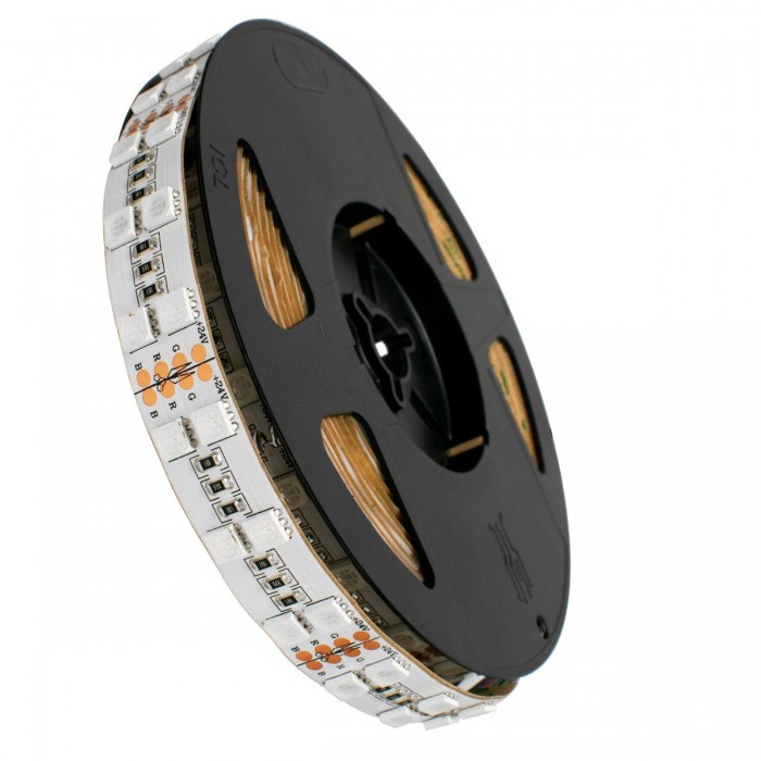 GloboStar® 70279 Διπλή Ταινία LED SMD 5050 5m 28.8W/m 120LED/m 2908lm/m 120° DC 24V IP20 RGB - 5 Χρόνια Εγγύηση GloboStar® 70279 Διπλή Ταινία LED SMD 5050 5m 28.8W/m 120LED/m 2908lm/m 120° DC 24V IP20 RGB - 5 Χρόνια Εγγύηση