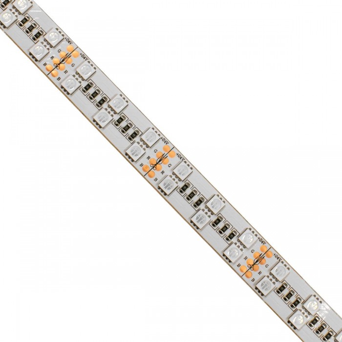 GloboStar® 70279 Διπλή Ταινία LED SMD 5050 5m 28.8W/m 120LED/m 2908lm/m 120° DC 24V IP20 RGB - 5 Χρόνια Εγγύηση GloboStar® 70279 Διπλή Ταινία LED SMD 5050 5m 28.8W/m 120LED/m 2908lm/m 120° DC 24V IP20 RGB - 5 Χρόνια Εγγύηση