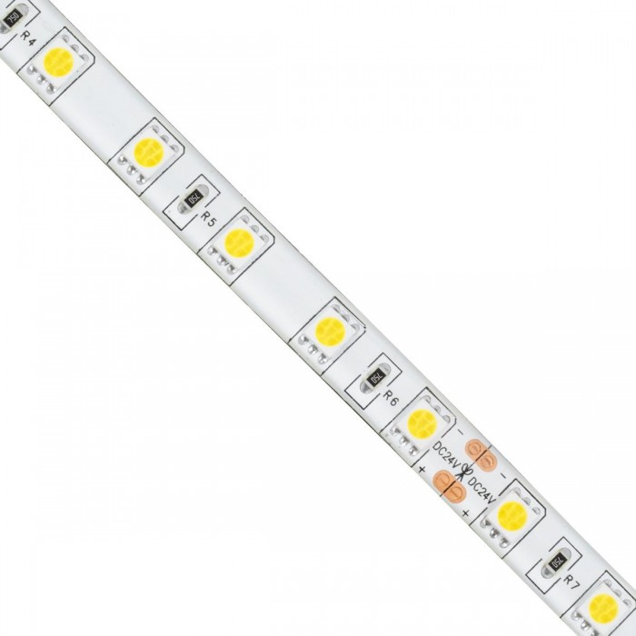 GloboStar® 70320 Ταινία LED SMD 5050 5m 14.4W/m 60LED/m 1584 lm/m 120° DC 24V Αδιάβροχη IP65 Ψυχρό Λευκό 6000K - 5 Χρόνια Εγγύηση GloboStar® 70320 Ταινία LED SMD 5050 5m 14.4W/m 60LED/m 1584 lm/m 120° DC 24V Αδιάβροχη IP65 Ψυχρό Λευκό 6000K - 5 Χρόνια Εγγύηση