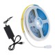GloboStar® 70415 Σετ Ταινία COB LED 5m 48W/5m 308LED/m 768lm/m 120° DC 12V IP20 με Τροφοδοτικό Θερμό Λευκό 2700K GloboStar® 70415 Σετ Ταινία COB LED 5m 48W/5m 308LED/m 768lm/m 120° DC 12V IP20 με Τροφοδοτικό Θερμό Λευκό 2700K