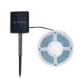 GloboStar® 70420 Αυτόνομο Ηλιακό Φωτοβολταϊκό Σετ με 3m Ταινία LED 180 SMD 2835 Chips 3W 120° IP65 300lm Θερμό Λευκό 3000k - Μ300 x Π0.7 x Υ0.3cm