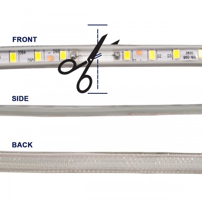 GloboStar® 70500 Slim Ταινία Μονής Σειράς Epistar LED SMD 2835 1m 12W/m 96LED/m 1680lm/m 120° DC 230V Αδιάβροχη IP68 Ψυχρό Λευκό 6000K Dimmable GloboStar® 70500 Slim Ταινία Μονής Σειράς Epistar LED SMD 2835 1m 12W/m 96LED/m 1680lm/m 120° DC 230V Αδιάβροχη IP68 Ψυχρό Λευκό 6000K Dimmable