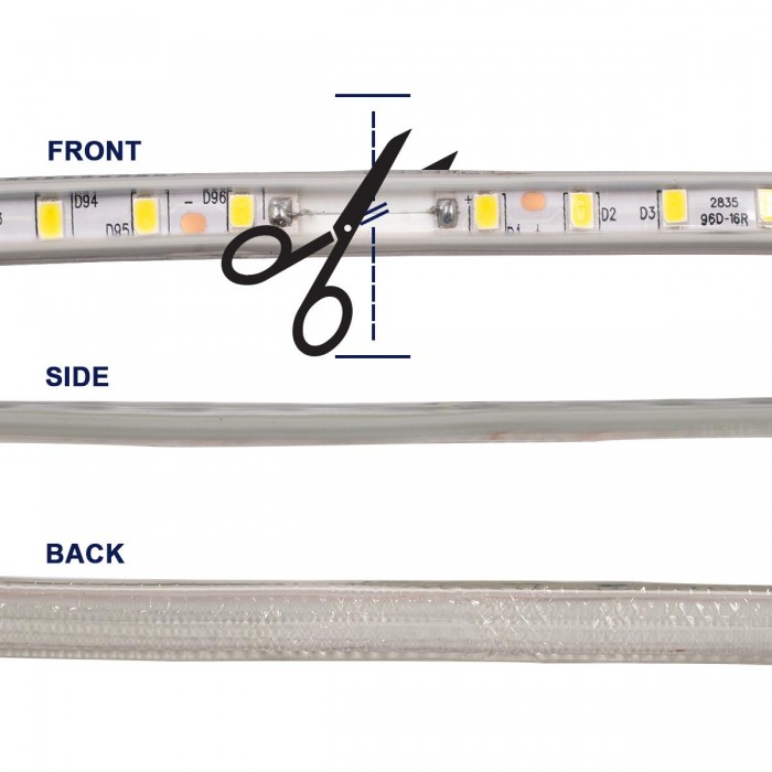 GloboStar® 70501 Slim Ταινία Μονής Σειράς Epistar LED SMD 2835 1m 12W/m 96LED/m 1644lm/m 120° DC 230V Αδιάβροχη IP68 Φυσικό Λευκό 4500K Dimmable GloboStar® 70501 Slim Ταινία Μονής Σειράς Epistar LED SMD 2835 1m 12W/m 96LED/m 1644lm/m 120° DC 230V Αδιάβροχη IP68 Φυσικό Λευκό 4500K Dimmable