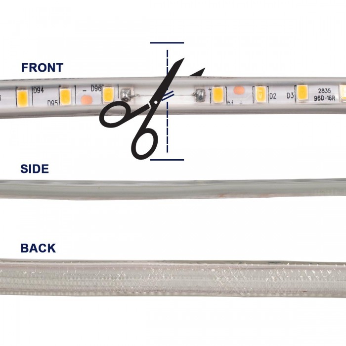 GloboStar® 70503 Slim Ταινία Μονής Σειράς Epistar LED SMD 2835 1m 12W/m 96LED/m 1572lm/m 120° DC 230V Αδιάβροχη IP68 Ultra Θερμό Λευκό 2200K Dimmable GloboStar® 70503 Slim Ταινία Μονής Σειράς Epistar LED SMD 2835 1m 12W/m 96LED/m 1572lm/m 120° DC 230V Αδιάβροχη IP68 Ultra Θερμό Λευκό 2200K Dimmable