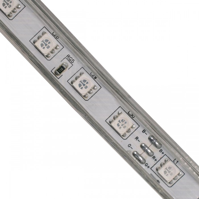 GloboStar® 70507 Slim Ταινία Μονής Σειράς Epistar LED SMD 5050 1m 12W/m 60LED/m 1572lm/m 120° DC 230V Αδιάβροχη IP68 RGB Dimmable GloboStar® 70507 Slim Ταινία Μονής Σειράς Epistar LED SMD 5050 1m 12W/m 60LED/m 1572lm/m 120° DC 230V Αδιάβροχη IP68 RGB Dimmable