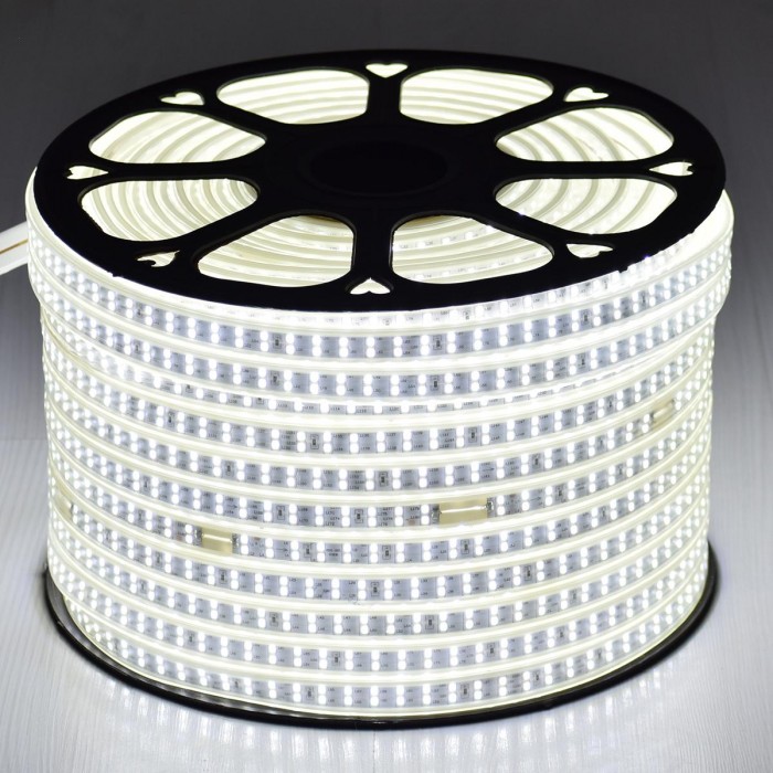 GloboStar® 70510 Wide Ταινία Διπλής Σειράς Epistar LED SMD 2835 1m 24W/m 180LED/m 3360lm/m 120° DC 230V Αδιάβροχη IP68 Ψυχρό Λευκό 6000K Dimmable GloboStar® 70510 Wide Ταινία Διπλής Σειράς Epistar LED SMD 2835 1m 24W/m 180LED/m 3360lm/m 120° DC 230V Αδιάβροχη IP68 Ψυχρό Λευκό 6000K Dimmable