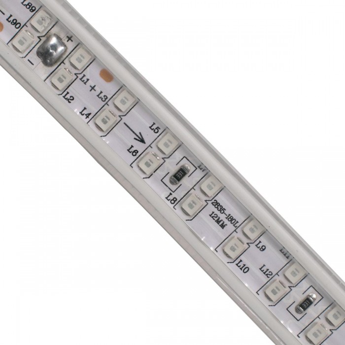 GloboStar® 70514 Wide Ταινία Διπλής Σειράς Epistar LED SMD 2835 1m 24W/m 180LED/m 3144lm/m 120° DC 230V Αδιάβροχη IP68 Κόκκινο Dimmable GloboStar® 70514 Wide Ταινία Διπλής Σειράς Epistar LED SMD 2835 1m 24W/m 180LED/m 3144lm/m 120° DC 230V Αδιάβροχη IP68 Κόκκινο Dimmable
