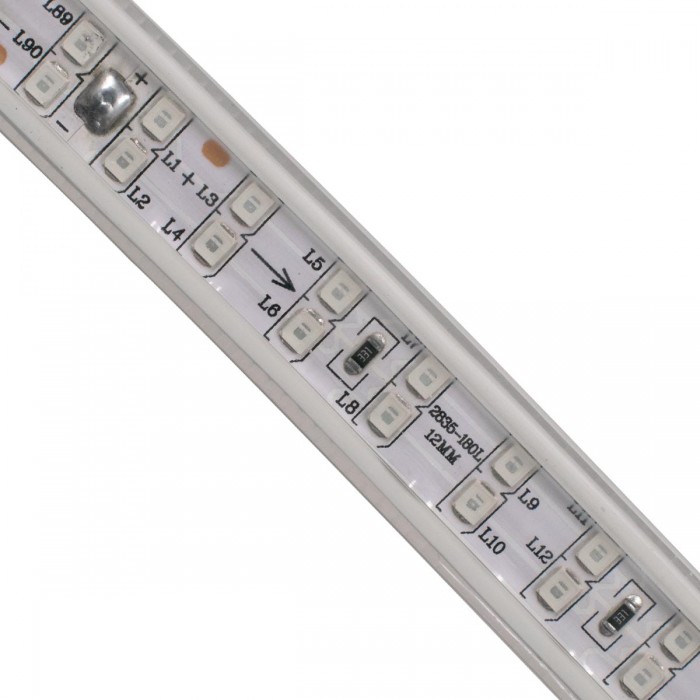 GloboStar® 70515 Wide Ταινία Διπλής Σειράς Epistar LED SMD 2835 1m 24W/m 180LED/m 3144lm/m 120° DC 230V Αδιάβροχη IP68 Πράσινο Dimmable GloboStar® 70515 Wide Ταινία Διπλής Σειράς Epistar LED SMD 2835 1m 24W/m 180LED/m 3144lm/m 120° DC 230V Αδιάβροχη IP68 Πράσινο Dimmable