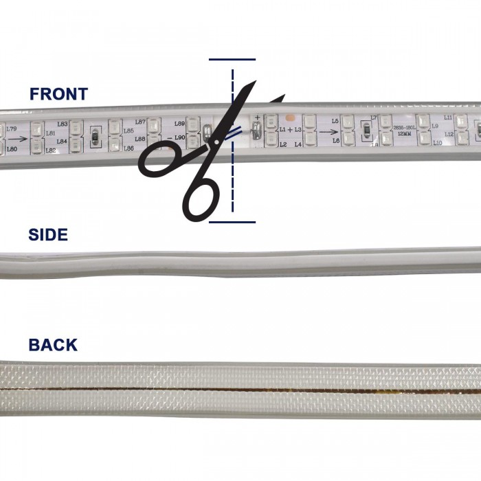 GloboStar® 70515 Wide Ταινία Διπλής Σειράς Epistar LED SMD 2835 1m 24W/m 180LED/m 3144lm/m 120° DC 230V Αδιάβροχη IP68 Πράσινο Dimmable GloboStar® 70515 Wide Ταινία Διπλής Σειράς Epistar LED SMD 2835 1m 24W/m 180LED/m 3144lm/m 120° DC 230V Αδιάβροχη IP68 Πράσινο Dimmable
