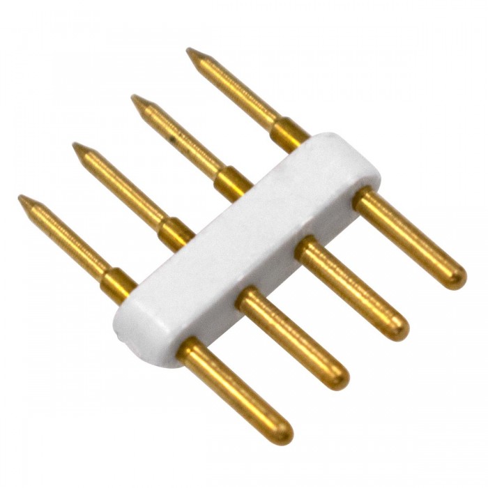 GloboStar® 70545 Σύνδεσμος Καρφάκι Wide Ταινίας Διπλής Σειράς RGB LED 4 Pin GloboStar® 70545 Σύνδεσμος Καρφάκι Wide Ταινίας Διπλής Σειράς RGB LED 4 Pin