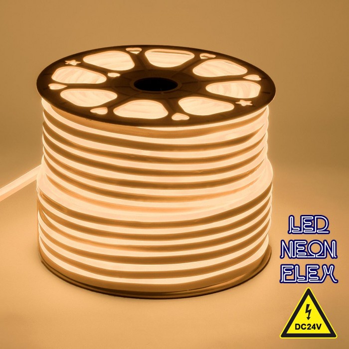 GloboStar® 70562 OVALE 120° Degree Neon Flex Epistar LED SMD 2835 1m 12W/m 120LED/m 1248lm/m 120° DC 24V Αδιάβροχη IP68 Θερμό Λευκό 3000K Dimmable GloboStar® 70562 OVALE 120° Degree Neon Flex Epistar LED SMD 2835 1m 12W/m 120LED/m 1248lm/m 120° DC 24V Αδιάβροχη IP68 Θερμό Λευκό 3000K Dimmable