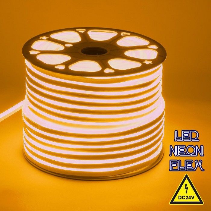 GloboStar® 70566 OVALE 120° Degree Neon Flex Epistar LED SMD 2835 1m 12W/m 120LED/m 1212lm/m 120° DC 24V Αδιάβροχη IP68 Gold - Ultra Θερμό 2200K Dimmable GloboStar® 70566 OVALE 120° Degree Neon Flex Epistar LED SMD 2835 1m 12W/m 120LED/m 1212lm/m 120° DC 24V Αδιάβροχη IP68 Gold - Ultra Θερμό 2200K Dimmable