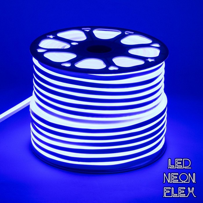 GloboStar® 70575 OVALE 120° Degree Neon Flex Epistar LED SMD 2835 1m 12W/m 120LED/m 1212lm/m 120° DC 230V Αδιάβροχη IP68 Μπλε Dimmable GloboStar® 70575 OVALE 120° Degree Neon Flex Epistar LED SMD 2835 1m 12W/m 120LED/m 1212lm/m 120° DC 230V Αδιάβροχη IP68 Μπλε Dimmable
