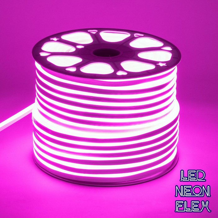 GloboStar® 70577 OVALE 120° Degree Neon Flex Epistar LED SMD 2835 1m 12W/m 120LED/m 1212lm/m 120° DC 230V Αδιάβροχη IP68 Ροζ Dimmable GloboStar® 70577 OVALE 120° Degree Neon Flex Epistar LED SMD 2835 1m 12W/m 120LED/m 1212lm/m 120° DC 230V Αδιάβροχη IP68 Ροζ Dimmable