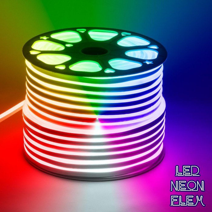 GloboStar® 70578 OVALE 120° Degree Neon Flex Epistar LED SMD 5050 1m 18W/m 60LED/m 1818lm/m 120° DC 230V Αδιάβροχη IP68 RGB Dimmable GloboStar® 70578 OVALE 120° Degree Neon Flex Epistar LED SMD 5050 1m 18W/m 60LED/m 1818lm/m 120° DC 230V Αδιάβροχη IP68 RGB Dimmable
