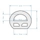 GloboStar® 70583 TUBE 360° Degree Neon Flex Epistar LED SMD 2835 1m 12W/m 120LED/m 1212lm/m 360° DC 24V Αδιάβροχη IP68 Κόκκινο Dimmable GloboStar® 70583 TUBE 360° Degree Neon Flex Epistar LED SMD 2835 1m 12W/m 120LED/m 1212lm/m 360° DC 24V Αδιάβροχη IP68 Κόκκινο Dimmable