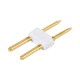 GloboStar® 70650 Σύνδεσμος Καρφάκι για Μονόχρωμο & RGB Φωτοσωλήνα LED 360° Degree 2 Pin GloboStar® 70650 Σύνδεσμος Καρφάκι για Μονόχρωμο & RGB Φωτοσωλήνα LED 360° Degree 2 Pin