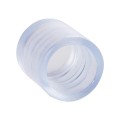 GloboStar® 70655 Τερματική Τάπα για Μονόχρωμο Φωτοσωλήνα LED 360° Degree DC 230V Αδιάβροχη IP68
