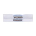 GloboStar® 70658 Σύνδεσμος I με Καρφάκια για Μονόχρωμο Φωτοσωλήνα LED 360° Degree 2 Pin