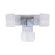 GloboStar® 70661 Σύνδεσμος T για RGB Φωτοσωλήνα LED 360° Degree DC 230V 2 Pin Αδιάβροχος IP68 GloboStar® 70661 Σύνδεσμος T για RGB Φωτοσωλήνα LED 360° Degree DC 230V 2 Pin Αδιάβροχος IP68