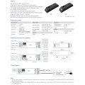 GloboStar® 70669 D4-P SKYDANCE DC DMX & RDM Dimmer High Speed Controller / Decoder 4 Καναλιών DC 12-48V 4 x 8A 384W - Max 32.5A 1152W - IP20 Μ17.5 x Π4.5 x Υ2.8cm - 5 Years Warranty