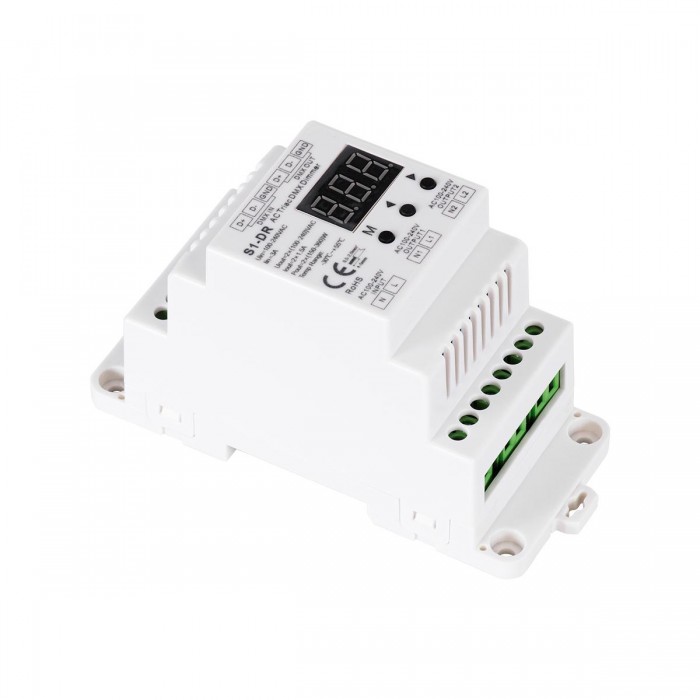 GloboStar® 70670 S1-DR SKYDANCE AC Triac DMX Dimmer Din Rail Ράγας 2 Καναλιών AC 100-240V 2 x 1.5A 360W - Max 3A 720W - IP20 DMX512 Μ11.5 x Π5 x Υ6.5cm - 5 Years Warranty GloboStar® 70670 S1-DR SKYDANCE AC Triac DMX Dimmer Din Rail Ράγας 2 Καναλιών AC 100-240V 2 x 1.5A 360W - Max 3A 720W - IP20 DMX512 Μ11.5 x Π5 x Υ6.5cm - 5 Years Warranty