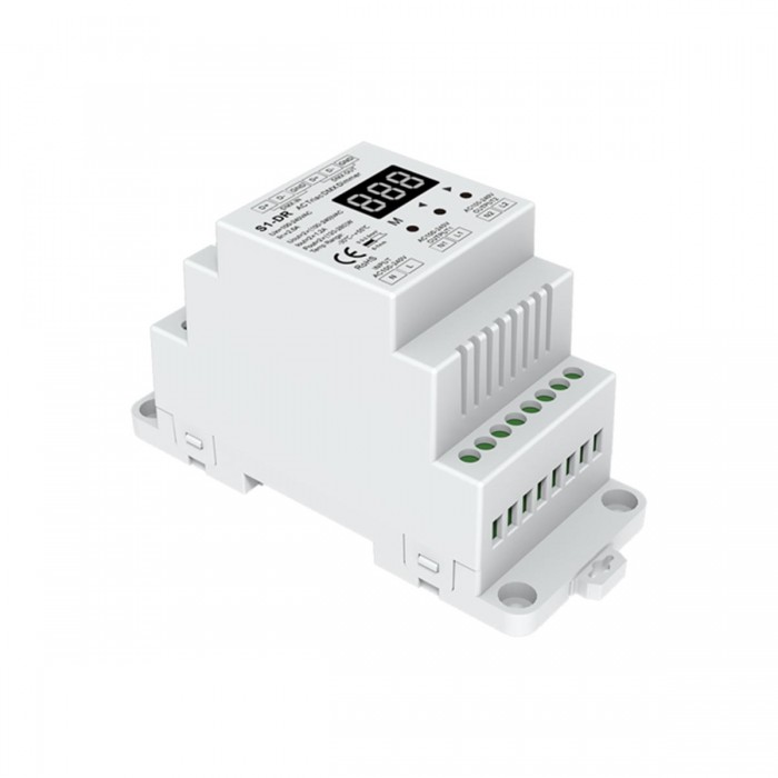 GloboStar® 70670 S1-DR SKYDANCE AC Triac DMX Dimmer Din Rail Ράγας 2 Καναλιών AC 100-240V 2 x 1.5A 360W - Max 3A 720W - IP20 DMX512 Μ11.5 x Π5 x Υ6.5cm - 5 Years Warranty GloboStar® 70670 S1-DR SKYDANCE AC Triac DMX Dimmer Din Rail Ράγας 2 Καναλιών AC 100-240V 2 x 1.5A 360W - Max 3A 720W - IP20 DMX512 Μ11.5 x Π5 x Υ6.5cm - 5 Years Warranty