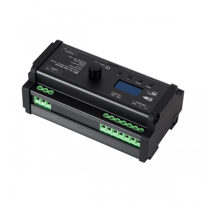 GloboStar® 70674 SK1 SKYDANCE AC Triac DMX Dimmer Din Rail Ράγας 1 Καναλιού AC 100-240V 1 x 6A 1440W - Max 6A 1440W - IP20 DMX512 Μ16.8 x Π9.3 x Υ8cm - 5 Years Warranty GloboStar® 70674 SK1 SKYDANCE AC Triac DMX Dimmer Din Rail Ράγας 1 Καναλιού AC 100-240V 1 x 6A 1440W - Max 6A 1440W - IP20 DMX512 Μ16.8 x Π9.3 x Υ8cm - 5 Years Warranty