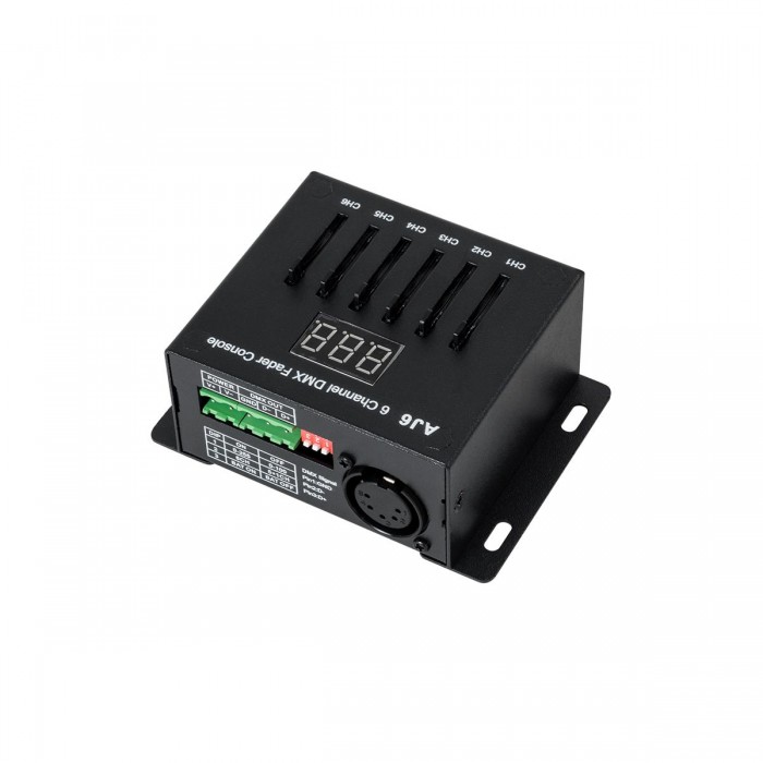 GloboStar® 70675 AJ6 SKYDANCE DMX 6 Channel Fader Console - Κονσόλα Φωτισμού 6 Καναλιών DMX DC 5-12V ή 3 x AAA Μπαταρίες - IP20 Μ10 x Π7 x Υ4cm - 5 Years Warranty GloboStar® 70675 AJ6 SKYDANCE DMX 6 Channel Fader Console - Κονσόλα Φωτισμού 6 Καναλιών DMX DC 5-12V ή 3 x AAA Μπαταρίες - IP20 Μ10 x Π7 x Υ4cm - 5 Years Warranty
