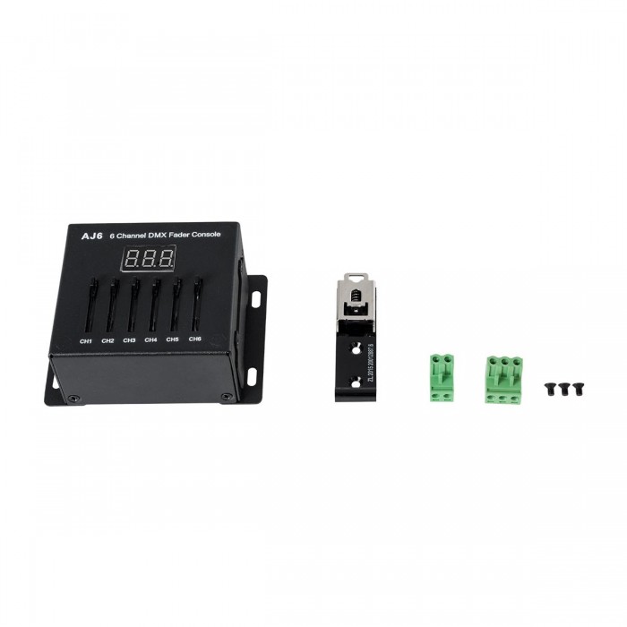 GloboStar® 70675 AJ6 SKYDANCE DMX 6 Channel Fader Console - Κονσόλα Φωτισμού 6 Καναλιών DMX DC 5-12V ή 3 x AAA Μπαταρίες - IP20 Μ10 x Π7 x Υ4cm - 5 Years Warranty GloboStar® 70675 AJ6 SKYDANCE DMX 6 Channel Fader Console - Κονσόλα Φωτισμού 6 Καναλιών DMX DC 5-12V ή 3 x AAA Μπαταρίες - IP20 Μ10 x Π7 x Υ4cm - 5 Years Warranty