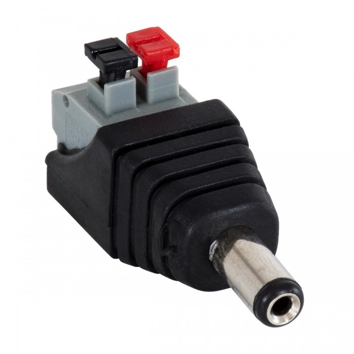 GloboStar® 70677 Βύσμα Τροφοδοσίας DC Αρσενικό - Male Jack Connector σε Κλέμα Πατητή Ταχείας Σύνδεσης L4.1 x W1.5 x H2cm GloboStar® 70677 Βύσμα Τροφοδοσίας DC Αρσενικό - Male Jack Connector σε Κλέμα Πατητή Ταχείας Σύνδεσης L4.1 x W1.5 x H2cm