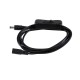 GloboStar® 70682 Καλώδιο Διακόπτης ON/OFF DC 12-24V 180cm από Jack Male 2.1x5.5mm σε Female 2.1x5.5mm Μαύρο L185 x W1.9 x H1.5cm GloboStar® 70682 Καλώδιο Διακόπτης ON/OFF DC 12-24V 180cm από Jack Male 2.1x5.5mm σε Female 2.1x5.5mm Μαύρο L185 x W1.9 x H1.5cm