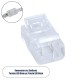 GloboStar® 70683 Ενωτικός Σύνδεσμος για Μονόχρωμη Ταινία LED 8mm 2 PIN σε Μονόχρωμη Ταινία LED 8mm 2 PIN Μ1.7 x Π1.1 x Υ0.7cm Διάφανο GloboStar® 70683 Ενωτικός Σύνδεσμος για Μονόχρωμη Ταινία LED 8mm 2 PIN σε Μονόχρωμη Ταινία LED 8mm 2 PIN Μ1.7 x Π1.1 x Υ0.7cm Διάφανο