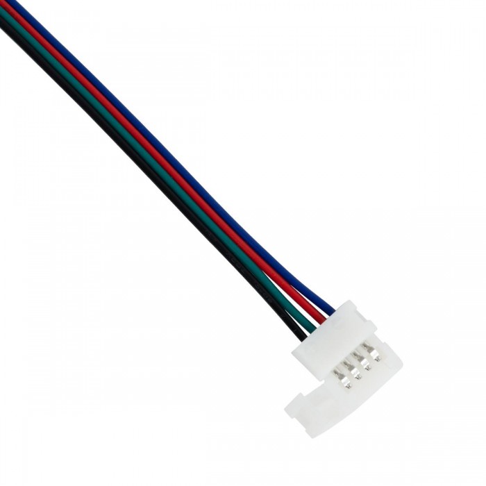 GloboStar® 70691 Ταχυσύνδεσμος Τροφοδοσίας IP20 - Strip To Power Connector 4 PIN Male για Ένωση 1 x RGB Ταινία LED Πλάτους 10mm GloboStar® 70691 Ταχυσύνδεσμος Τροφοδοσίας IP20 - Strip To Power Connector 4 PIN Male για Ένωση 1 x RGB Ταινία LED Πλάτους 10mm