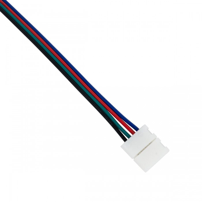 GloboStar® 70691 Ταχυσύνδεσμος Τροφοδοσίας IP20 - Strip To Power Connector 4 PIN Male για Ένωση 1 x RGB Ταινία LED Πλάτους 10mm GloboStar® 70691 Ταχυσύνδεσμος Τροφοδοσίας IP20 - Strip To Power Connector 4 PIN Male για Ένωση 1 x RGB Ταινία LED Πλάτους 10mm