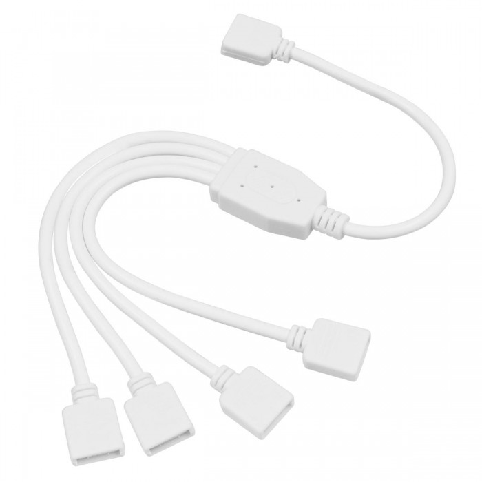 GloboStar® 70695 Connector 1 σε 4 για Ταινία LED 7.2 & 14.4 Watt RGB GloboStar® 70695 Connector 1 σε 4 για Ταινία LED 7.2 & 14.4 Watt RGB