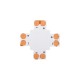 GloboStar® 70707 Connector + Cross για Όλες τις Μονόχρωμες Ταινίες LED 8mm M2.4 x Π2.4 x Y0.4cm GloboStar® 70707 Connector + Cross για Όλες τις Μονόχρωμες Ταινίες LED 8mm M2.4 x Π2.4 x Y0.4cm