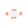 GloboStar® 70707 Connector + Cross για Όλες τις Μονόχρωμες Ταινίες LED 8mm M2.4 x Π2.4 x Y0.4cm