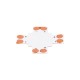 GloboStar® 70707 Connector + Cross για Όλες τις Μονόχρωμες Ταινίες LED 8mm M2.4 x Π2.4 x Y0.4cm GloboStar® 70707 Connector + Cross για Όλες τις Μονόχρωμες Ταινίες LED 8mm M2.4 x Π2.4 x Y0.4cm