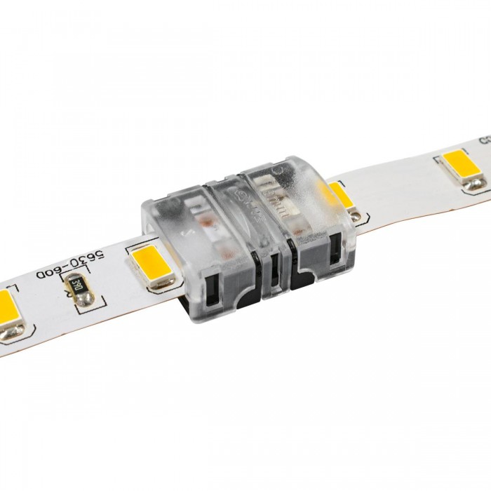 GloboStar® 70713 Ταχυσύνδεσμος Ένωσης IP20 - Strip To Strip Connector για Ένωση 2 x Μονόχρωμες Ταινίες LED Πλάτους 8mm GloboStar® 70713 Ταχυσύνδεσμος Ένωσης IP20 - Strip To Strip Connector για Ένωση 2 x Μονόχρωμες Ταινίες LED Πλάτους 8mm