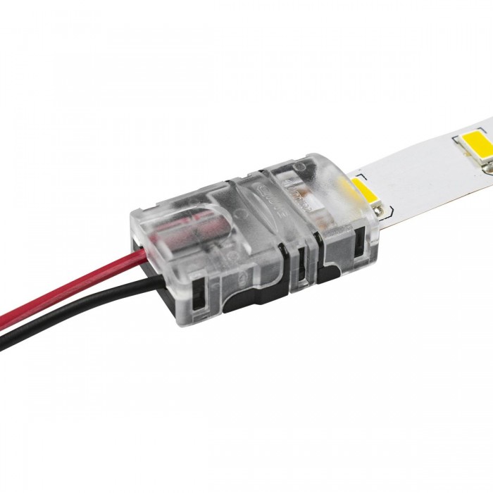 GloboStar® 70718 Ταχυσύνδεσμος Ένωσης IP20 - Strip To Cable Connector για Ένωση 1 x Μονόχρωμης Ταινίας LED Πλάτους 10mm με 1 x Καλώδιο Τροφοδοσίας GloboStar® 70718 Ταχυσύνδεσμος Ένωσης IP20 - Strip To Cable Connector για Ένωση 1 x Μονόχρωμης Ταινίας LED Πλάτους 10mm με 1 x Καλώδιο Τροφοδοσίας