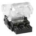 GloboStar® 70720 Αδιάβροχος Ταχυσύνδεσμος Ένωσης IP65 - Strip To Cable Connector για Ένωση 1 x Μονόχρωμης Αδιάβροχης Ταινίας LED Πλάτους 10mm με 1 x Καλώδιο Τροφοδοσίας