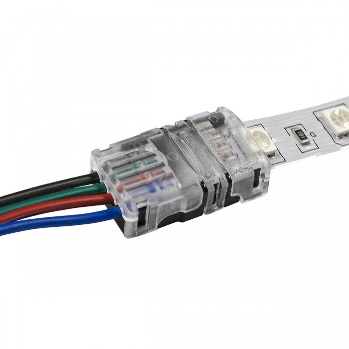 GloboStar® 70722 Ταχυσύνδεσμος Ένωσης IP20 - Strip To Cable Connector για Ένωση 1 x RGB Ταινίας LED Πλάτους 10mm με 1 x Καλώδιο Τροφοδοσίας GloboStar® 70722 Ταχυσύνδεσμος Ένωσης IP20 - Strip To Cable Connector για Ένωση 1 x RGB Ταινίας LED Πλάτους 10mm με 1 x Καλώδιο Τροφοδοσίας