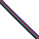 GloboStar® 70736 Εύκαμπτο Πλακέ Καλώδιο 1m RGB 4 x 0.25mm² GloboStar® 70736 Εύκαμπτο Πλακέ Καλώδιο 1m RGB 4 x 0.25mm²