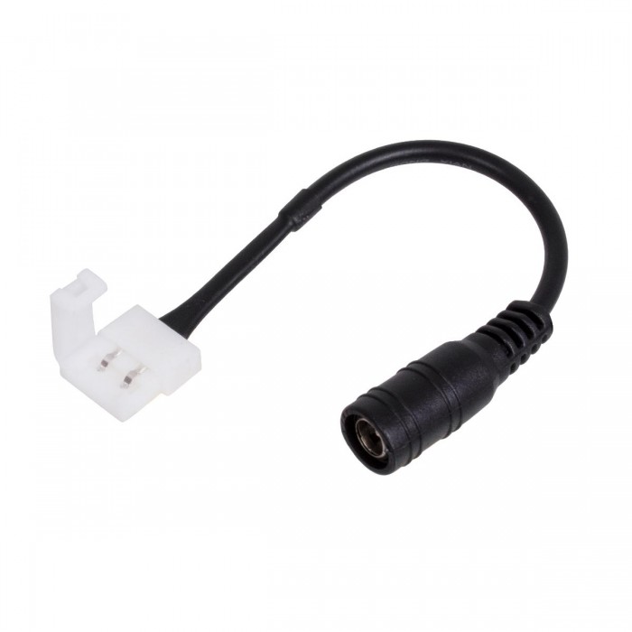 GloboStar® 70740 Ταχυσύνδεσμος Τροφοδοσίας IP20 - Strip To Power Connector 5.5*2.1 για Ένωση 1 x Μονόχρωμη Ταινία LED Πλάτους 10mm GloboStar® 70740 Ταχυσύνδεσμος Τροφοδοσίας IP20 - Strip To Power Connector 5.5*2.1 για Ένωση 1 x Μονόχρωμη Ταινία LED Πλάτους 10mm