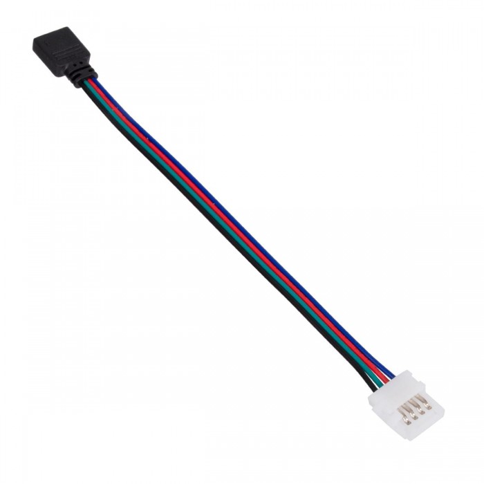 GloboStar® 70741 Ταχυσύνδεσμος Τροφοδοσίας IP20 - Strip To Power Connector 4 PIN για Ένωση 1 x RGB Ταινία LED Πλάτους 10mm GloboStar® 70741 Ταχυσύνδεσμος Τροφοδοσίας IP20 - Strip To Power Connector 4 PIN για Ένωση 1 x RGB Ταινία LED Πλάτους 10mm