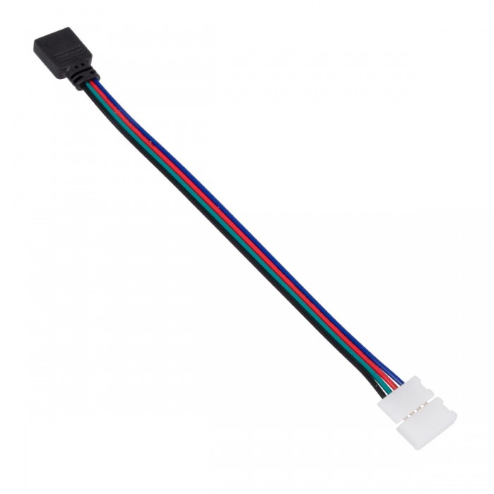 GloboStar® 70741 Ταχυσύνδεσμος Τροφοδοσίας IP20 - Strip To Power Connector 4 PIN για Ένωση 1 x RGB Ταινία LED Πλάτους 10mm GloboStar® 70741 Ταχυσύνδεσμος Τροφοδοσίας IP20 - Strip To Power Connector 4 PIN για Ένωση 1 x RGB Ταινία LED Πλάτους 10mm