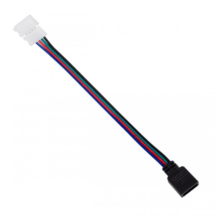 GloboStar® 70741 Ταχυσύνδεσμος Τροφοδοσίας IP20 - Strip To Power Connector 4 PIN για Ένωση 1 x RGB Ταινία LED Πλάτους 10mm GloboStar® 70741 Ταχυσύνδεσμος Τροφοδοσίας IP20 - Strip To Power Connector 4 PIN για Ένωση 1 x RGB Ταινία LED Πλάτους 10mm